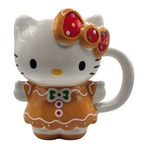 Hello Kitty Gingerbread Dress Holiday Mug​